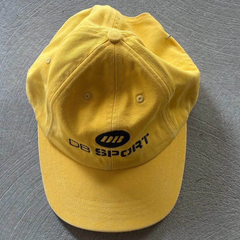 Yellow DB Sport Baseball Cap